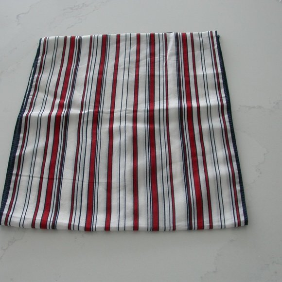 Red, White and Blue Striped Scarf - Picture 3 of 4